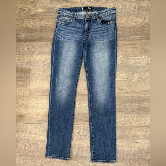 Kut from the Kloth Denim - KUT from the Kloth  Womens Blue Catherine Boyfriend Jeans Stretch Size 6